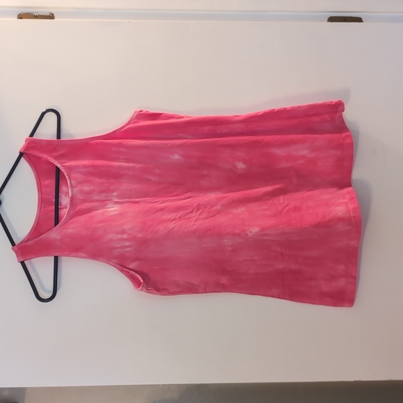 Torrid Pink Tie-dyed Tank - Picture 1 of 4